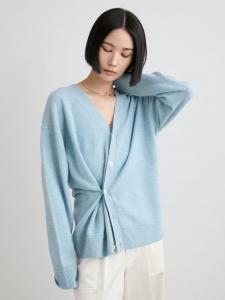 Вязаный кардиган Cache-Coeur из шерсти, двусторонний Miesrohe, цвет Lblu[081]