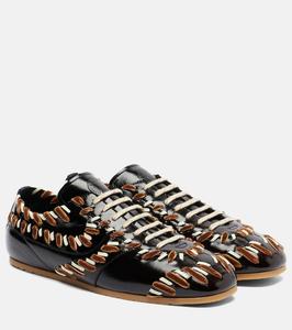 Кожаные кроссовки Dries Van Noten, Dark Brown