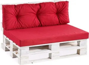 Подушка для поддонов PPF (угловая подушка 60x40 стеганая, красная) POOM