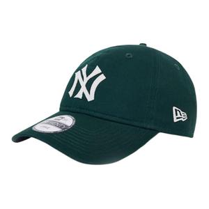 Бейсболка хлопковая с логотипом NY New Era, зеленый