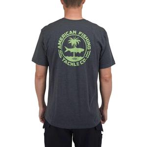 Мужская футболка с коротким рукавом Facepalm AFTCO, Charcoal Heather