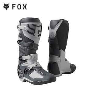 FOX Новая модель внедорожных ботинок для мотоцикла, для трейл райдинга, прочные и износостойкие, выбор для начинающих, черно-серые, размер 44.5