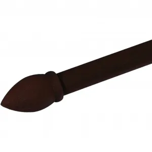 Наконечник для карниза Liedeco «Mush», (комплект, 1 шт.), для карнизов Ø 20 мм, цвет rostbraun