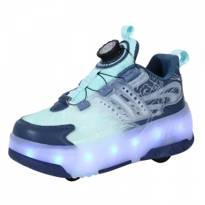 Дышащие детские уличные кроссовки BKG, синий