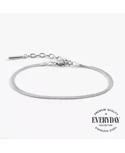 Браслет-Цепочка на каждый день с рисунком «ёлочка» Alex And Ani, silver