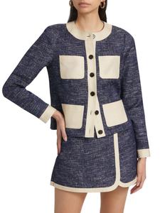 Куртка с нашивками Slub Boulcé If Only Studio, цвет Navy Ivory