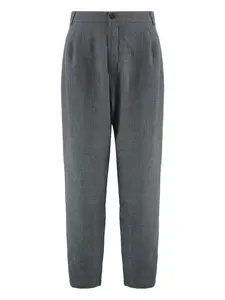 Шерстяные брюки phebe со складками DARKPARK, серый