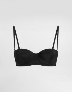 Бикини-топ балконет Dolce & Gabbana, черный