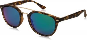 Круглые солнцезащитные очки Columbia Firecamp, Matte Tortoise/Green Flash Polarized