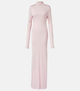 Платье макси из джерси Norla Khaite, Soft Pink