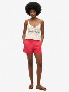 Шорты из чистого льна Superdry, Hyper Fire Coral