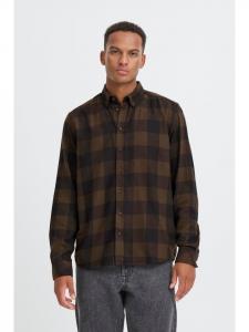 BLEND Фланелевая рубашка BHBuster коричневого цвета