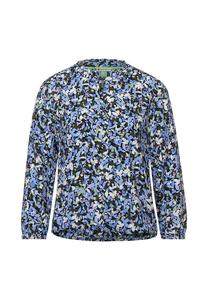 Блузка с длинными рукавами Street One, синий