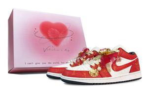 Jordan Кроссовки Air 1 Vintage женские Low top красные