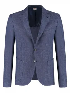Однобортный пиджак Luigi Borrelli, синий