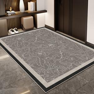 Budis Ковер 120х120 см из ПВХ, для входной двери, ванной или улицы, противоскользящий, в новом китайском стиле