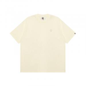 Футболка с нашивкой логотипа A Bathing APE Aape, Ecru Ivx