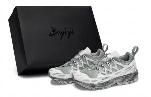 SALOMON ACS + 811 Manufacturing, Ash, Special Shoe Box, износостойкие низкие повседневные туфли унисекс, серо-белые