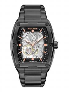 POLICE Часы Analog 'Skeletor' в черном цвете