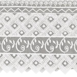 Linum Домашний текстиль, турецкий хлопок Aiden, комплект из 2 белых кружевных мочалок с украшением