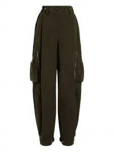 Брюки карго со складками DOLCE & GABBANA, коричневый