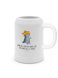 Пивная кружка Аксолотль Текила с надписью на белом фоне Mr. & Mrs. Panda