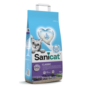 Наполнитель для кошачьих туалетов Sanicat Classic Lavender 10 л Sanicat