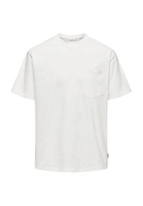 Мужская хлопковая футболка "Арчи" ONLY & SONS, цвет 193799002 Cloud D