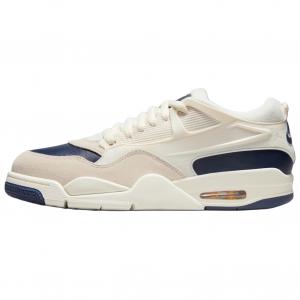 Jordan Винтажные баскетбольные кроссовки Air 4, унисекс, цвет экрю