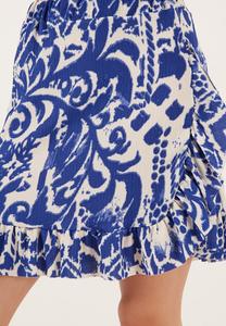 Юбка А-силуэта LELA, синяя