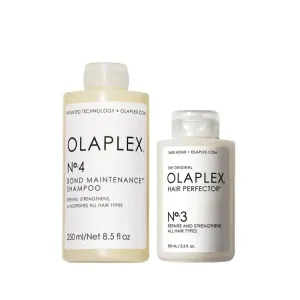 Шампунь и кондиционер для волос, набор для увлажнения и восстановления повреждений, 6 предметов OLAPLEX, two-piece set: size 3 pre-shampoo hair mask 100ml+no. 4 shampoo 250ml
