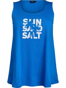 Топ Zizzi VMY, синий
