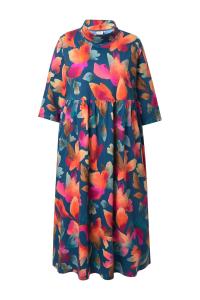 Ulla Popken Платье в цвете Marine Blue, Orange