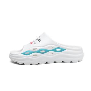 Мужские сандалии-слайдеры EVA Cut Out, тихие, устойчивые к запахам и истиранию NANJIREN, White Blue