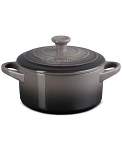 Миниатюрная круглая керамическая кастрюля-кокотница, 24 унции Le Creuset, цвет oyster
