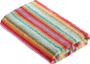 Душевое полотенце lifestyle в полоску Cawoe, мультиколор