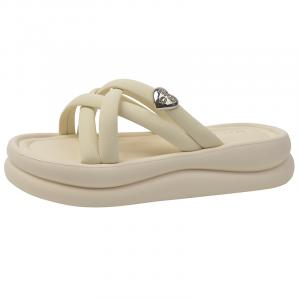 KLAOSD Женские противоскользящие шлепанцы устойчивые к истиранию бежевые, цвет Beige