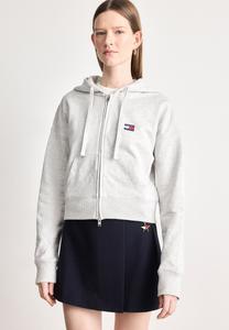 Толстовка Tommy Jeans ZIP THRU HOODIE, Ice Grey Heather/Light Grey