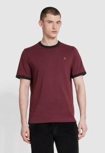 Базовая футболка GROVES RINGER Farah, красный