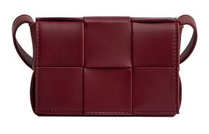 Мини-кроссбоди Candy Cassette Intreccio Bordeaux Bottega Veneta
