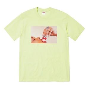 Футболка ss20 week 1 cherries tee Supreme, зеленый