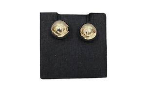 Металлические серьги-гвоздики Women's CHANEL, золото