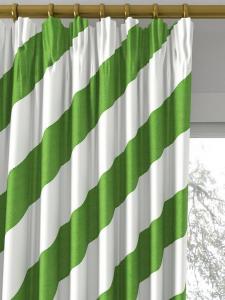 Sophie Robinson Paper Straw Stripe Made to Measure шторы Harlequin, Peridot