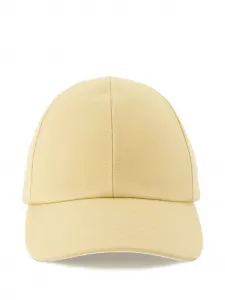 Бейсбольная кепка с вышитым логотипом Courreges, бежевый