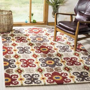 Ковер ручной работы SAFAVIEH, 232 x 293 см, Soho Collection Ivory/Red SOH445A из премиальной шерсти