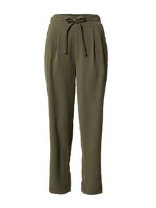 Брюки свободного кроя со складкой спереди ABOUT YOU, оливковый