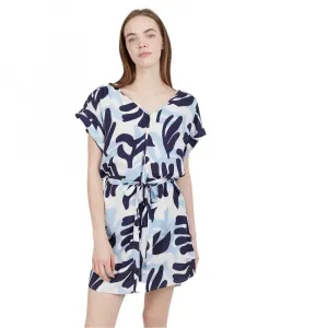 Платье Fundango Palmetta short sleeve short, синий