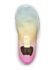 Слипоны Aril с эффектом градиента Geox Kids, розовый