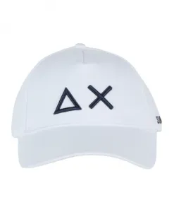 Хлопковая бейсболка Sun68, белый