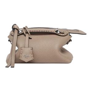 Сумка через плечо из телячьей кожи, миниатюрная женская сумка серого цвета FENDI